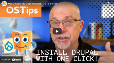 install drupal 1 click